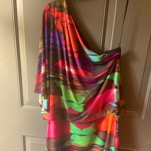 Jessica Simpson off the shoulder dress.